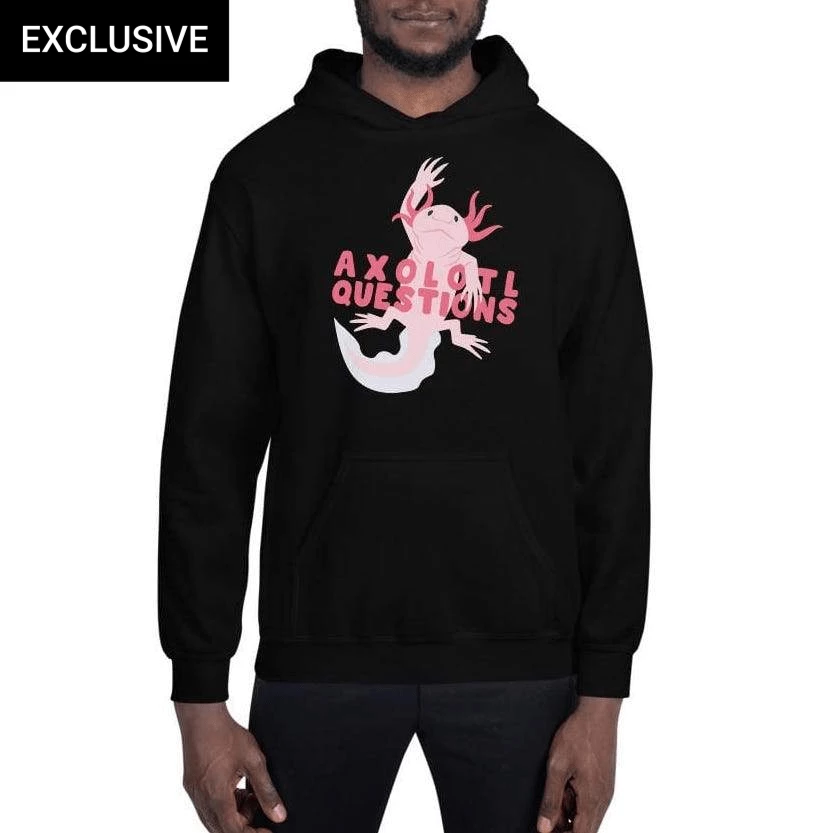Svaha Apparel Cardigans & Hoodies Axolotl Questions Custom Unisex Hoodie 1 Svaha Apparel Cardigans & Hoodies Axolotl Questions Custom Unisex Hoodie