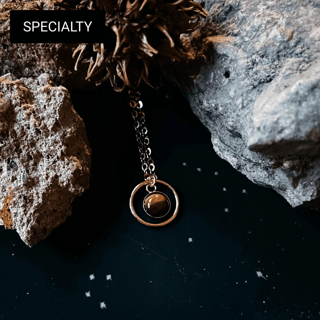 Yugen Tribe Rings Of Saturn Mini Necklace 1 Yugen Tribe Rings Of Saturn Mini Necklace