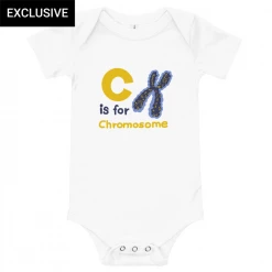 Svaha Apparel Babies C For Chromosome Custom Baby Bodysuit