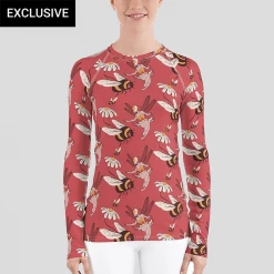 Svaha Apparel Underwear & Swimwear Flight Of The Fairies Custom Rash Guard Top