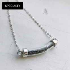 Yugen Tribe Stardust Vial Specimen Necklace With Meteorite Dust