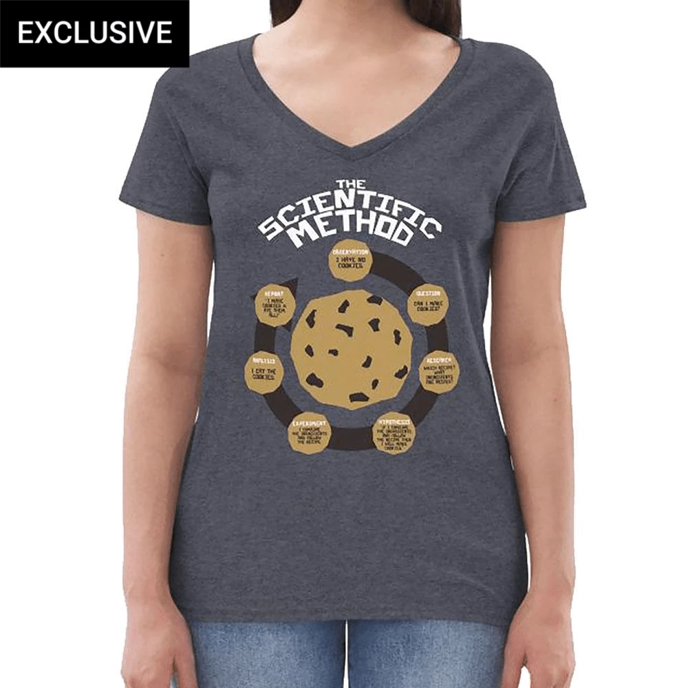 Svaha Apparel Science Is Delicious Custom Recycled V-neck T-Shirt 1 Svaha Apparel Science Is Delicious Custom Recycled V-neck T-Shirt