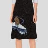 Brothers Knit Garments James Webb Telescope Glow-in-the-Dark A-Line Skirt Adults