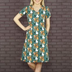 Svaha Apparel Shop By Interest Barrel Of Monkeys Dress Sample - XS