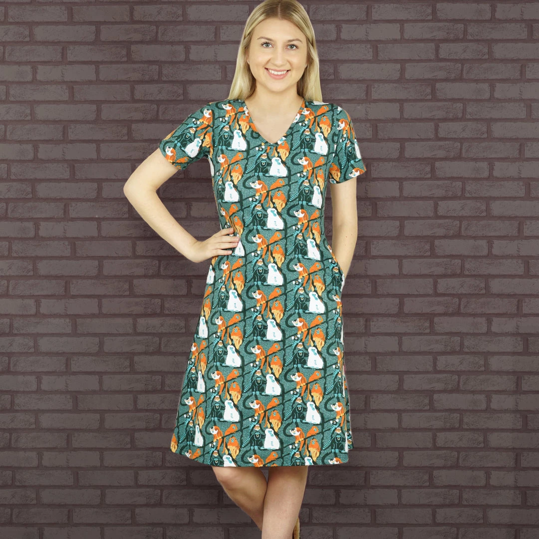 Brothers Knit Garments Barrel Of Monkeys Katherine Dress Adults 2 Brothers Knit Garments Barrel Of Monkeys Katherine Dress Adults