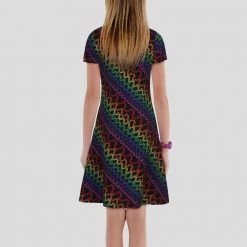 Brothers Knit Garments Matching Family Sets Music Synesthesia Kids Dress