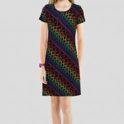 Brothers Knit Garments Matching Family Sets Music Synesthesia Kids Dress