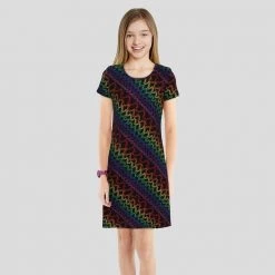 Brothers Knit Garments Matching Family Sets Music Synesthesia Kids Dress