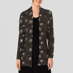 Brothers Knit Garments Nautilus Shell Burnout Cardigan