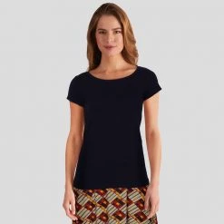 Brothers Knit Garments Adults Dark Navy Blue Vera Top