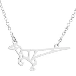Yiwu Jiaoyan Import And Export Co., Ltd. Origami Dinosaur Stainless Steel Necklace 5 Yiwu Jiaoyan Import And Export Co., Ltd. Origami Dinosaur Stainless Steel Necklace