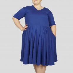 Brothers Knit Garments Methylene Blue Rachel Dress