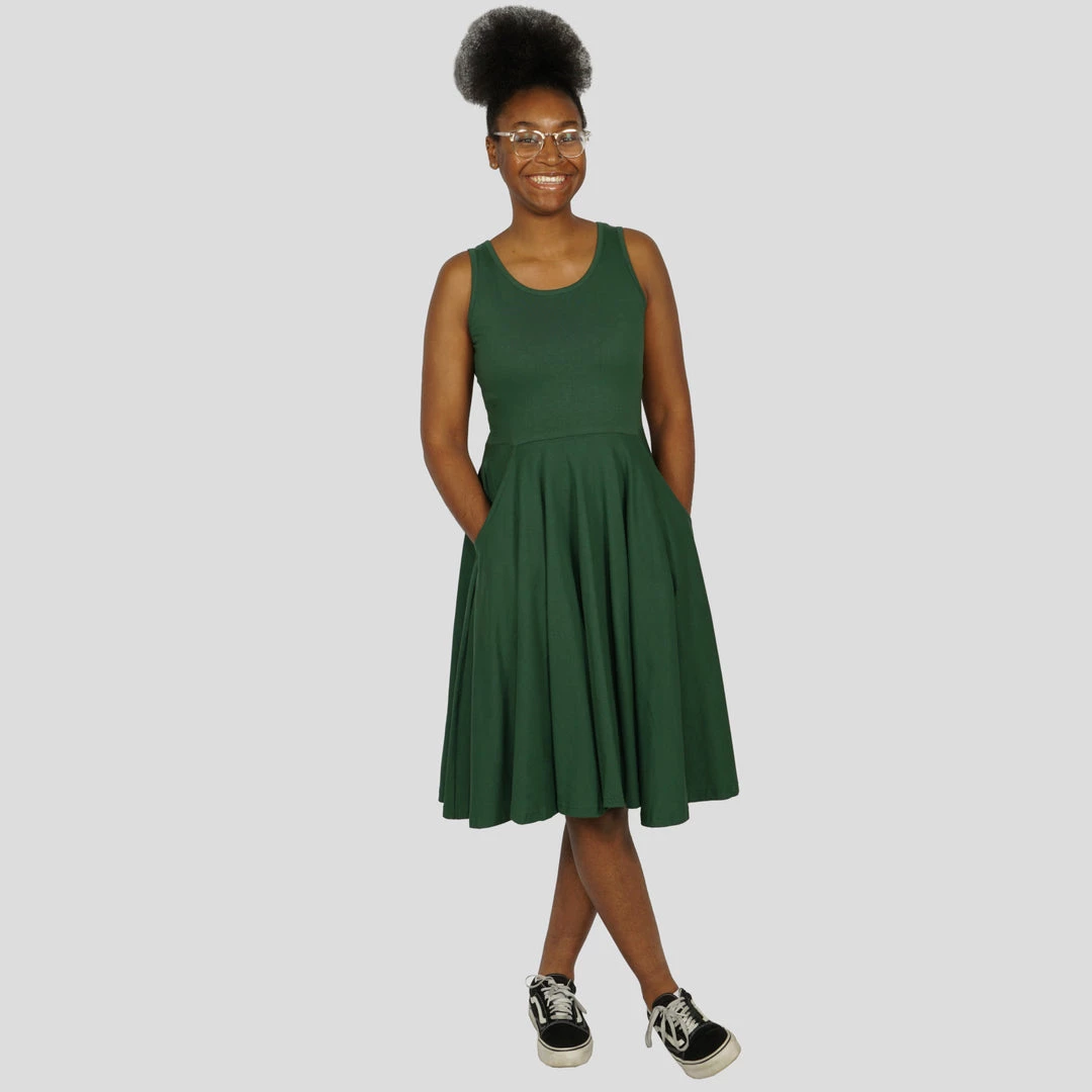 Brothers Knit Garments Mushroom Green Rita Dress 2 Brothers Knit Garments Mushroom Green Rita Dress