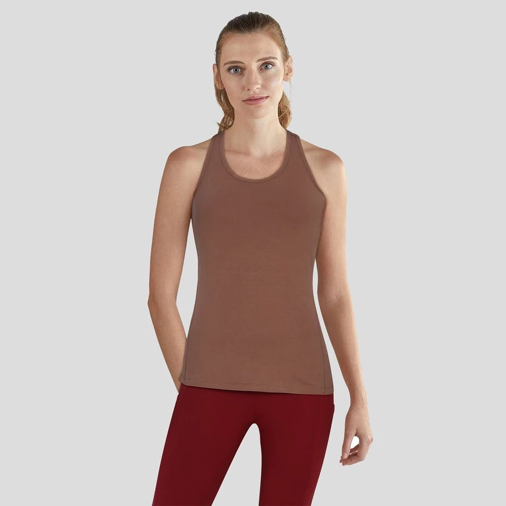 Stretch Garments Puce Tank Top 2 Stretch Garments Puce Tank Top