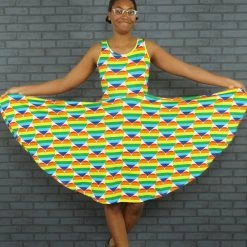 Brothers Knit Garments Spectrum Of Love Rita Dress Adults