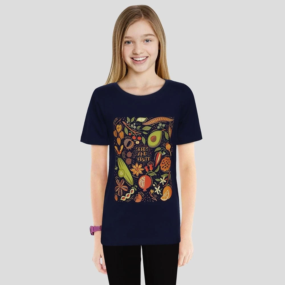 Brothers Knit Garments Seeds And Fruit Kids T-shirt 3 Brothers Knit Garments Seeds And Fruit Kids T-shirt