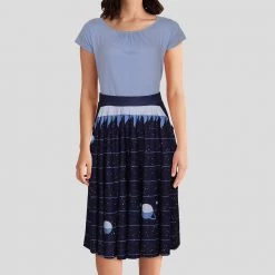 Brothers Knit Garments Adults Solar System Twirl Skirt