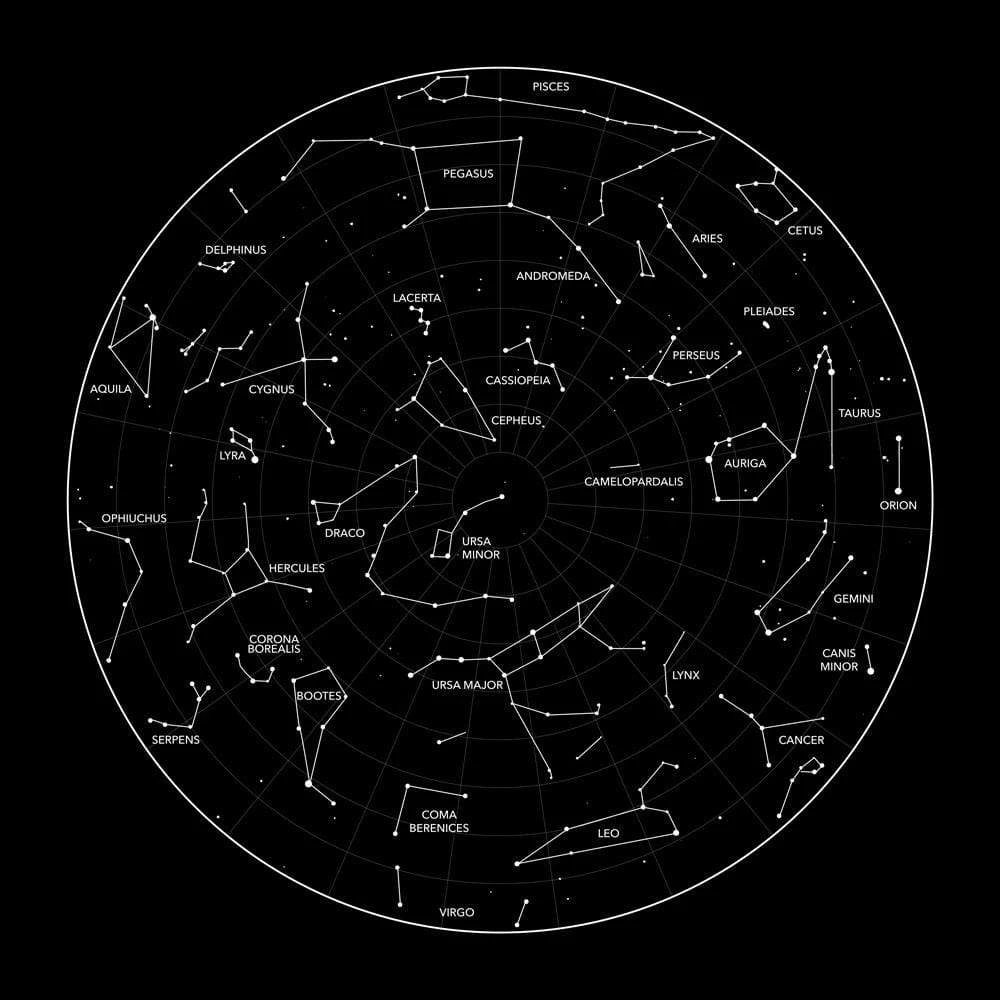 RAM Constellation Chart Unisex Adults T-shirt 2 RAM Constellation Chart Unisex Adults T-shirt