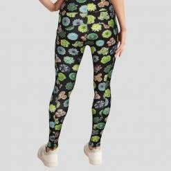 Yiwu Guanli Clothing Limited Succulents Adults Leggings With Pockets