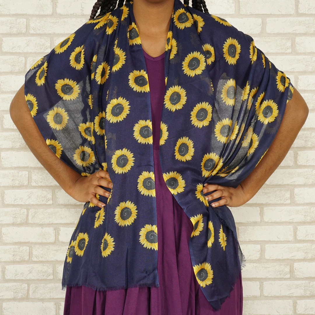 Kustomyze Ideas Pvd Ltd Accessories Fibonacci Sunflower Scarf 1 Kustomyze Ideas Pvd Ltd Accessories Fibonacci Sunflower Scarf