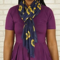 Kustomyze Ideas Pvd Ltd Accessories Fibonacci Sunflower Scarf