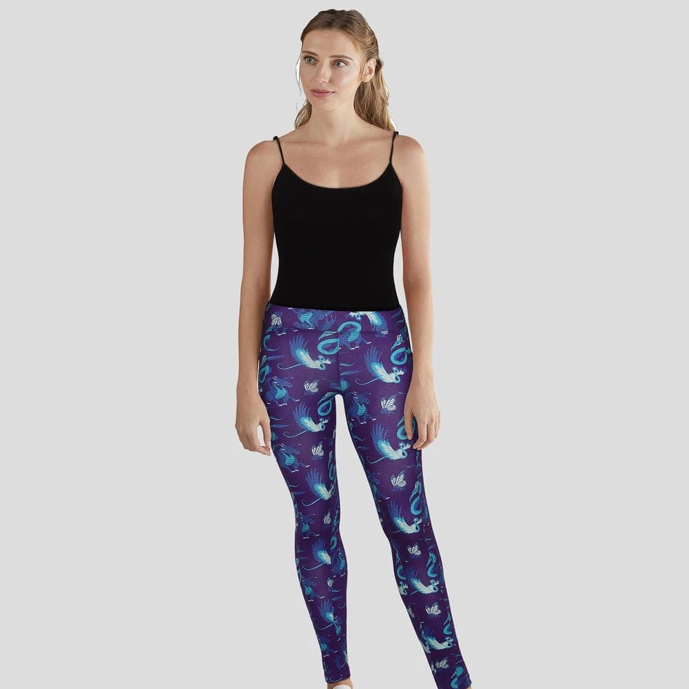 Brothers Knit Garments Thunder Of Dragons Adults Leggings With Pockets 2 Brothers Knit Garments Thunder Of Dragons Adults Leggings With Pockets