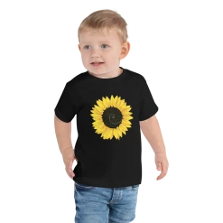 Svaha Apparel T-Shirts & Hoodies Fibonacci Sunflower Custom Toddler T-Shirt