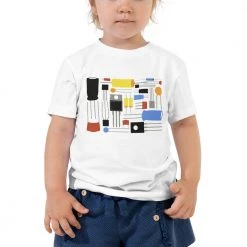 Svaha Apparel Transistors And Capacitors Custom Toddler T-Shirt