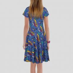 Brothers Knit Garments Totally Sweet Slugs Kids Twirl Dress Matching Family Sets