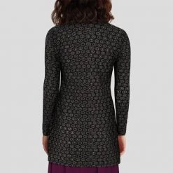 Brothers Knit Garments Adults Typewriter Burnout Cardigan [Final Sale]