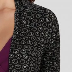 Brothers Knit Garments Adults Typewriter Burnout Cardigan [Final Sale]