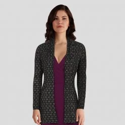 Brothers Knit Garments Adults Typewriter Burnout Cardigan [Final Sale]