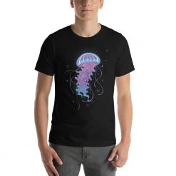 Svaha Apparel Bioluminescent Jellyfish Custom Unisex T-Shirt