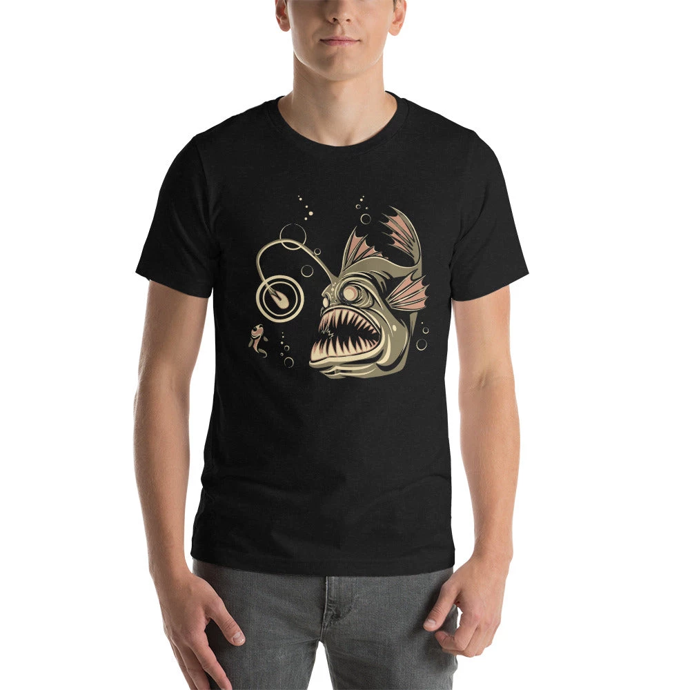 Svaha Apparel Anglerfish Custom Unisex T-Shirt 1 Svaha Apparel Anglerfish Custom Unisex T-Shirt