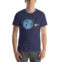 Svaha Apparel Hula Hoopin' Earth Custom Unisex T-Shirt T-Shirts