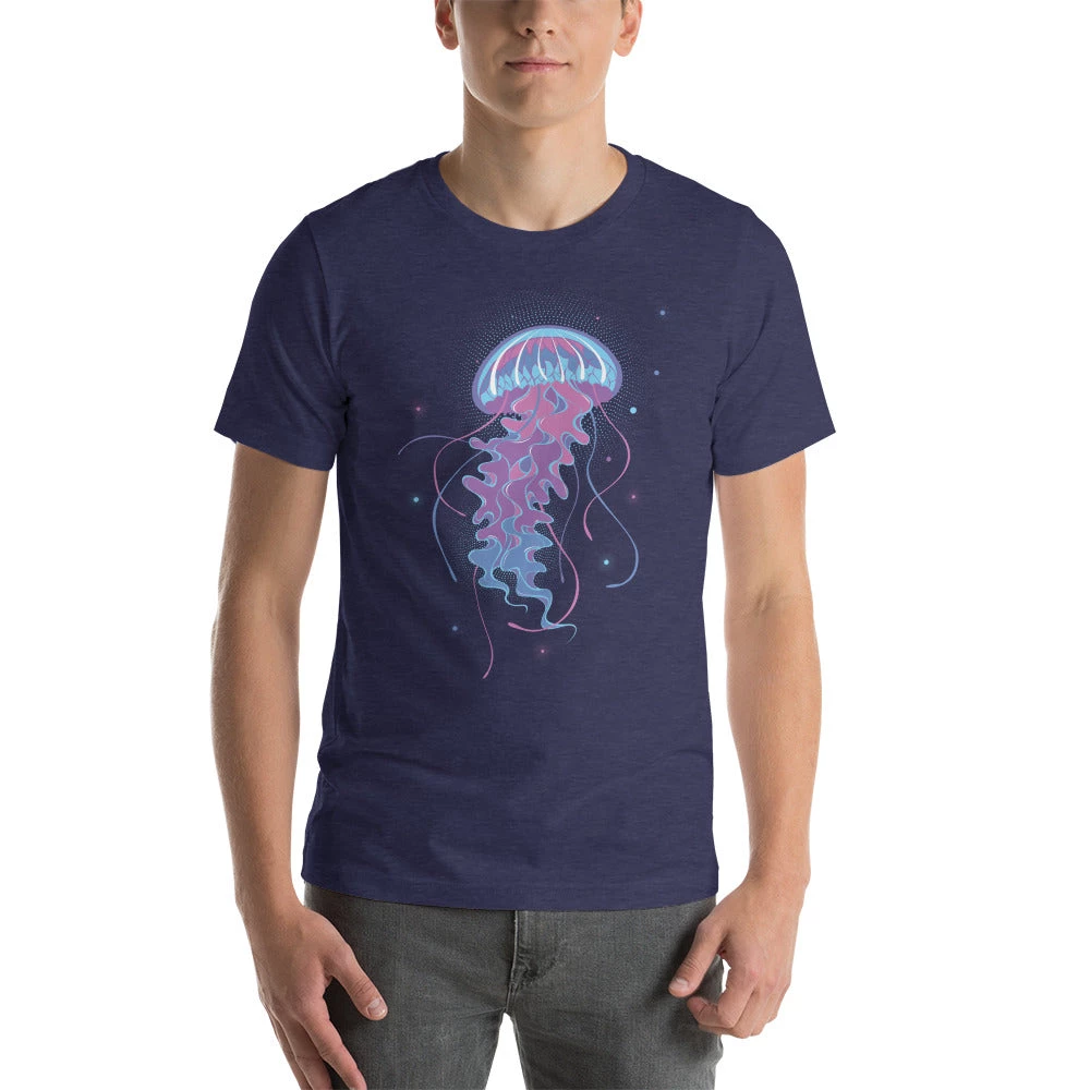Svaha Apparel Bioluminescent Jellyfish Custom Unisex T-Shirt 2 Svaha Apparel Bioluminescent Jellyfish Custom Unisex T-Shirt