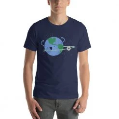 Svaha Apparel Hula Hoopin' Earth Custom Unisex T-Shirt T-Shirts