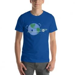 Svaha Apparel Hula Hoopin' Earth Custom Unisex T-Shirt T-Shirts