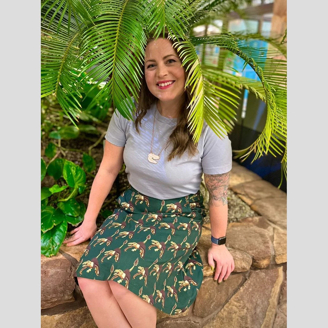 Brothers Knit Garments Velociraptor A-Line Skirt Adults 2 Brothers Knit Garments Velociraptor A-Line Skirt Adults