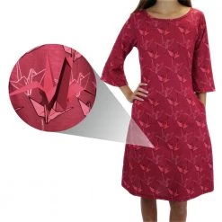 Svaha Apparel Shop By Interest Augmented Reality: Paper Crane In Flight Curie Dress