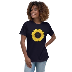 Svaha Apparel Fibonacci Sunflower Custom Relaxed T-Shirt