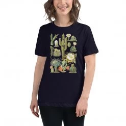 Svaha Apparel Cactus Plants Custom Relaxed T-Shirt T-Shirts