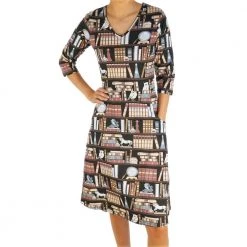 Brothers Knit Garments Librarian's Secret Chamber Rosalind Dress 8 Brothers Knit Garments Librarian's Secret Chamber Rosalind Dress