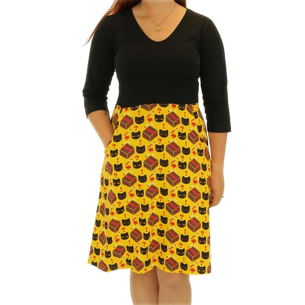 Svaha Apparel Shop By Interest Schrödinger's Cat Fit & Flare Ada Dress 4 Svaha Apparel Shop By Interest Schrödinger's Cat Fit & Flare Ada Dress