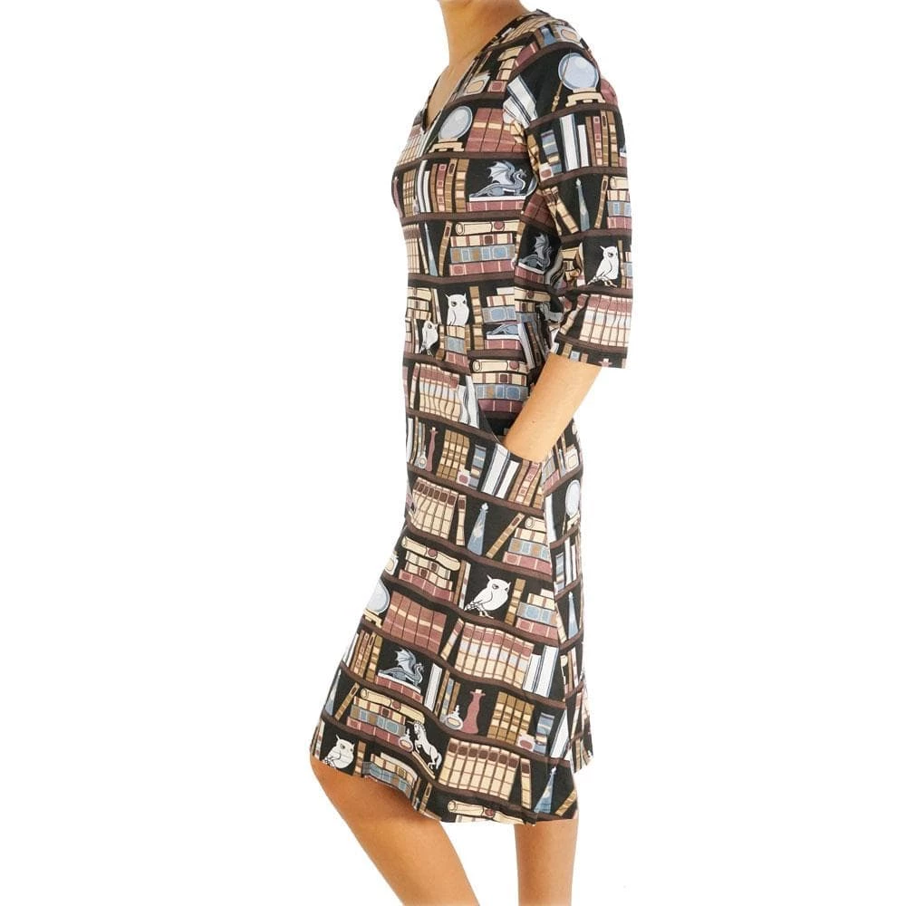 Brothers Knit Garments Librarian's Secret Chamber Rosalind Dress 4 Brothers Knit Garments Librarian's Secret Chamber Rosalind Dress