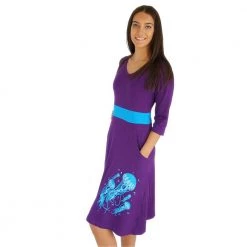 Svaha Apparel Fluorescent Jellyfish Glow-in-the-Dark Ruby Dress 7 Svaha Apparel Fluorescent Jellyfish Glow-in-the-Dark Ruby Dress