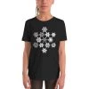 Svaha Apparel Bentley Snowflakes Custom Kids T-Shirt