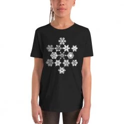 Svaha Apparel Bentley Snowflakes Custom Kids T-Shirt