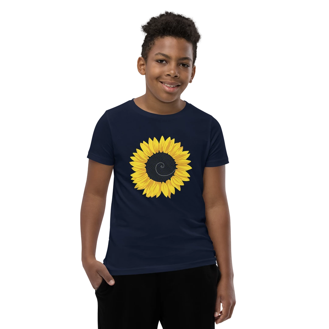 Svaha Apparel Fibonacci Sunflower Custom Kids T-Shirt T-Shirts & Hoodies 2 Svaha Apparel Fibonacci Sunflower Custom Kids T-Shirt T-Shirts & Hoodies